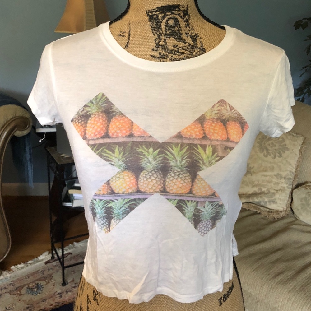 Brandy Melville X Pineapple Crop top
